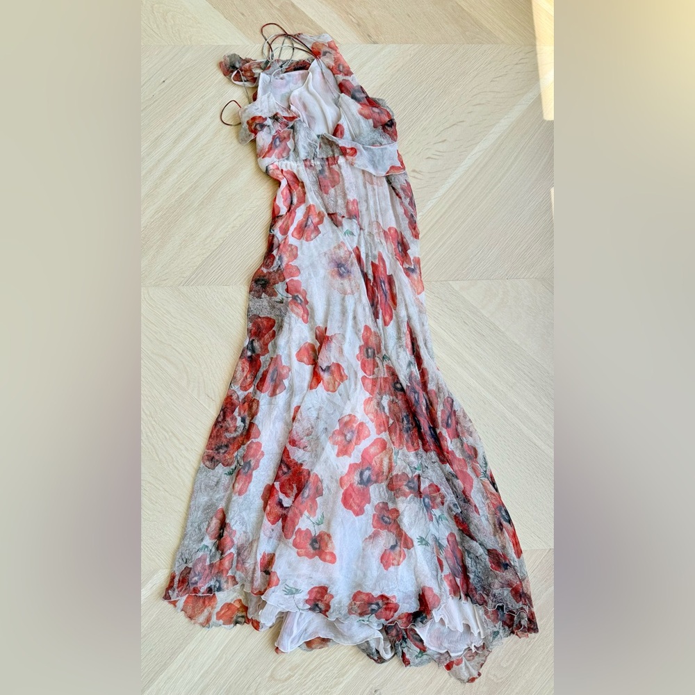 Isabel Marant Rodd Red Print Dress, Size 38 - Picture 2 of 6